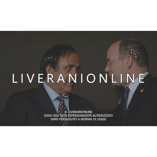 Supercoppa Europea 2008 Montecarlo - 29.08.2008 Manchester United-Zenit San Pietroburgo Nella Foto:PLATINI MICHEL-ALBERTO DI MONACO /Ph.Vitez-Ag. Aldo Liverani