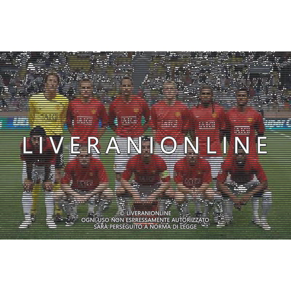 Supercoppa Europea 2008 Montecarlo - 29.08.2008 Manchester United-Zenit San Pietroburgo Nella Foto:MANCHESTER UNITED /Ph.Vitez-Ag. Aldo Liverani