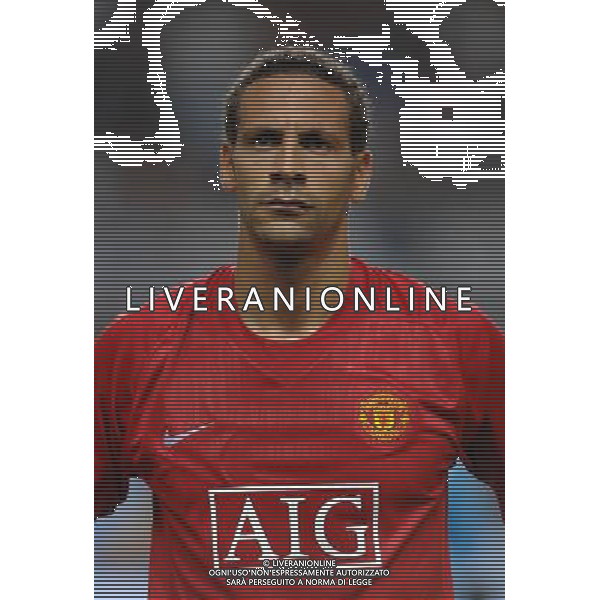 Supercoppa Europea 2008 Montecarlo - 29.08.2008 Manchester United-Zenit San Pietroburgo Nella Foto:FERDINAND RIO /Ph.Vitez-Ag. Aldo Liverani