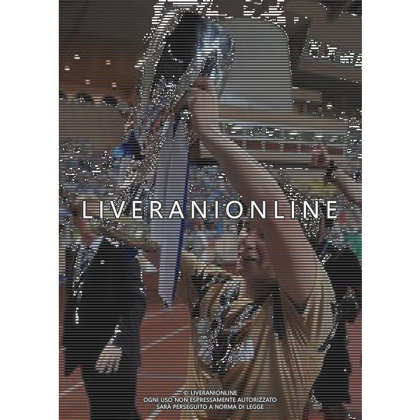 Supercoppa Europea 2008 Montecarlo - 29.08.2008 Manchester United-Zenit San Pietroburgo Nella Foto:ARSHAVIN ANDREI CON LA COPPA /Ph.Vitez-Ag. Aldo Liverani