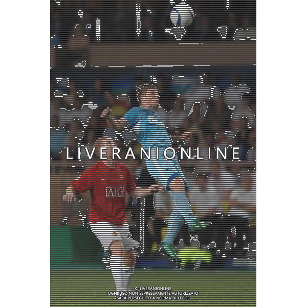 Supercoppa Europea 2008 Montecarlo - 29.08.2008 Manchester United-Zenit San Pietroburgo Nella Foto:ARSHAVIN ANDREI-SCHOLES PAUL /Ph.Vitez-Ag. Aldo Liverani
