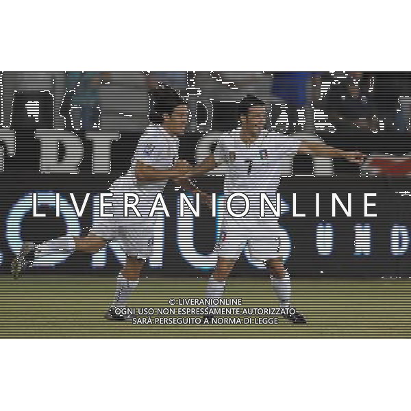 Cipro-Italia Qualificazioni ai Campionati Mondiali 2010 - Gruppo 8 Larnaca - 06.09.2008 Nella Foto: ESULTANZA DOPO IL GOL DI ANTONIO DI NATALE DEL 0-1 CON CAMONARESI /Ph.Vitez-Ag. Aldo Liverani