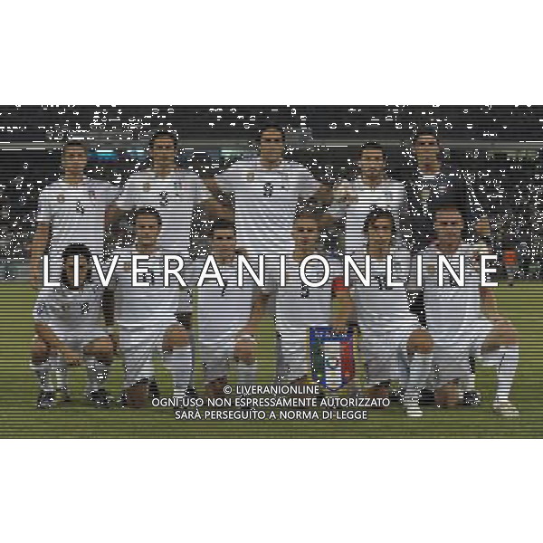 Cipro-Italia Qualificazioni ai Campionati Mondiali 2010 - Gruppo 8 Larnaca - 06.09.2008 Nella Foto: Formazione ITALIA /Ph.Vitez-Ag. Aldo Liverani