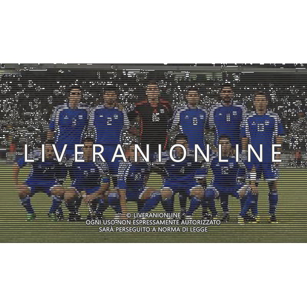 Cipro-Italia Qualificazioni ai Campionati Mondiali 2010 - Gruppo 8 Larnaca - 06.09.2008 Nella Foto: formazione CIPRO /Ph.Vitez-Ag. Aldo Liverani