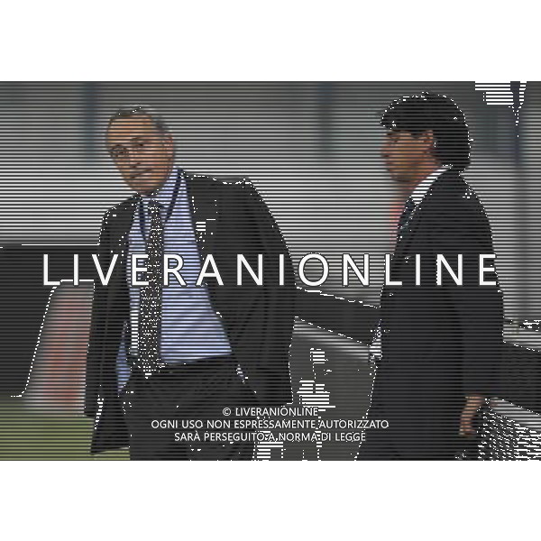 Qualificazioni ai Campionati Mondiali 2010 - Gruppo 8 Larnaca - 06.09.2008 Cipro-Italia Nella Foto:ABETE GIANCARLO-ALBERTINI DEMETRIO /Ph.Vitez-Ag. Aldo Liverani