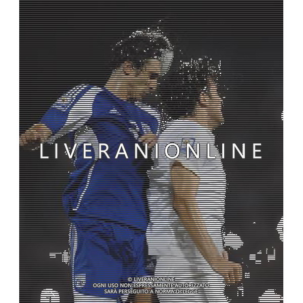 Qualificazioni ai Campionati Mondiali 2010 - Gruppo 8 Larnaca - 06.09.2008 Cipro-Italia Nella Foto:CHARALAMBOUS ELIAS-TONI LUCA /Ph.Vitez-Ag. Aldo Liverani