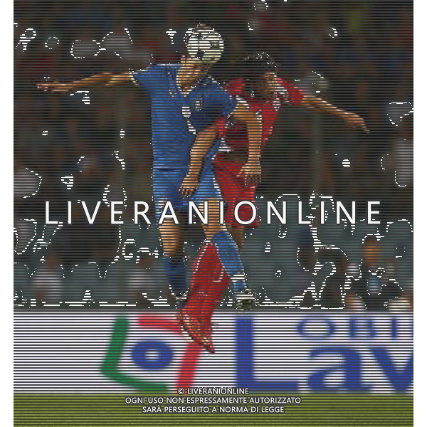 Italia - Georgia Qualificazione Mondiali 2010 - Udine 10/09/2008 nella foto Nicola Legrottaglie di testa ph ghidoni/Ag. Aldo Liverani sas