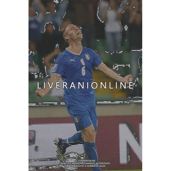 Italia - Georgia Qualificazione Mondiali 2010 - Udine 10/09/2008 nella foto esultanza dopo il secondo gol di daniele de rossi del 2-0 ph garbuio/Ag. Aldo Liverani sas