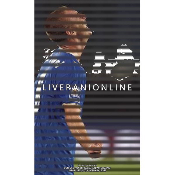 Italia - Georgia Qualificazione Mondiali 2010 - Udine 10/09/2008 nella foto esultanza dopo il secondo gol di daniele de rossi del 2-0 ph ghidoni/Ag. Aldo Liverani sas