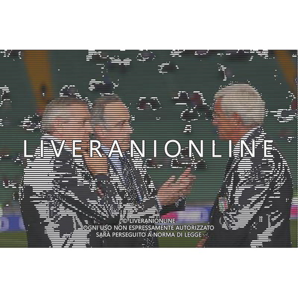 UDINE 10/09/2008 QUALIFICAZIONE MONDIALE 2010 ITALIA-GEORGIA NELLA FOTO:GIGI RIVA, GIANCARLO ABATE E LIPPI MARCELLO FOTO PAOLA GARBUIO/AG.ALDO LIVERANI