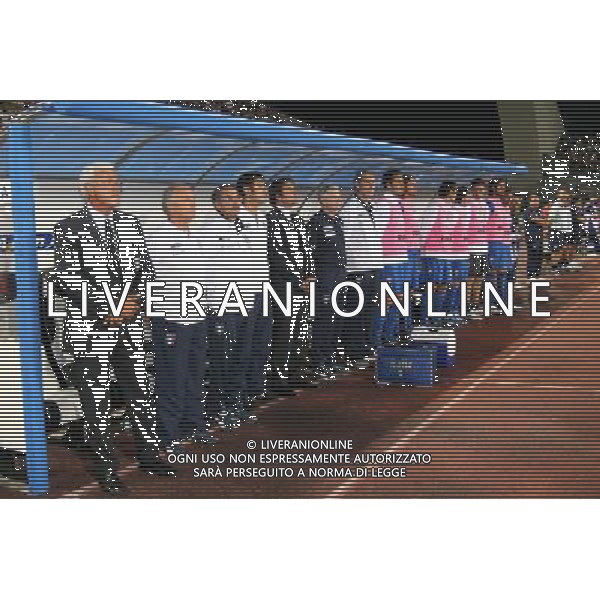 UDINE 10/09/2008 QUALIFICAZIONE MONDIALE 2010 ITALIA-GEORGIA NELLA FOTO:INNO PANCHINA FOTO PAOLA GARBUIO/AG.ALDO LIVERANI