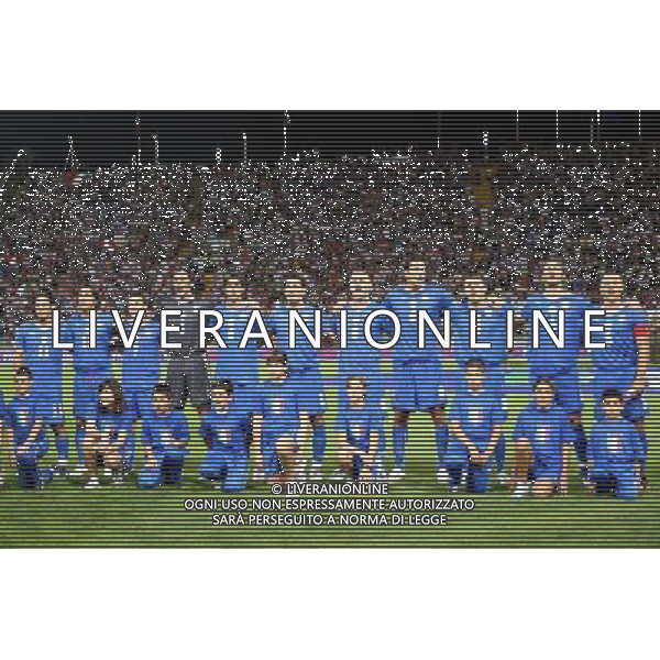 UDINE 10/09/2008 QUALIFICAZIONE MONDIALE 2010 ITALIA-GEORGIA NELLA FOTO:INNO FOTO PAOLA GARBUIO/AG.ALDO LIVERANI