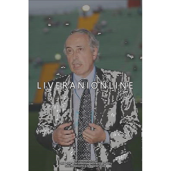 UDINE 10/09/2008 QUALIFICAZIONE MONDIALE 2010 ITALIA-GEORGIA NELLA FOTO:GIANCARLO ABETE FOTO PAOLA GARBUIO/AG.ALDO LIVERANI