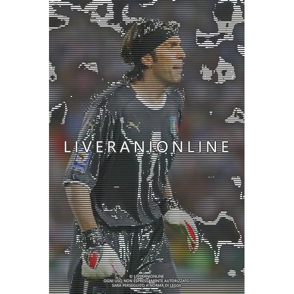 UDINE 10/09/2008 QUALIFICAZIONE MONDIALE 2010 ITALIA-GEORGIA NELLA FOTO:BUFFON FOTO PAOLA GARBUIO/AG.ALDO LIVERANI