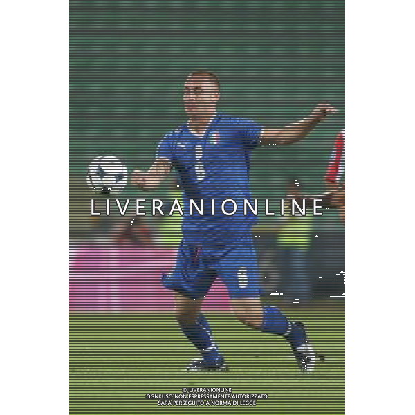 UDINE 10/09/2008 QUALIFICAZIONE MONDIALE 2010 ITALIA-GEORGIA NELLA FOTO:DE ROSSI FOTO PAOLA GARBUIO/AG.ALDO LIVERANI