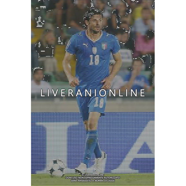 UDINE 10/09/2008 QUALIFICAZIONE MONDIALE 2010 ITALIA-GEORGIA NELLA FOTO:IAQUINTA FOTO PAOLA GARBUIO/AG.ALDO LIVERANI