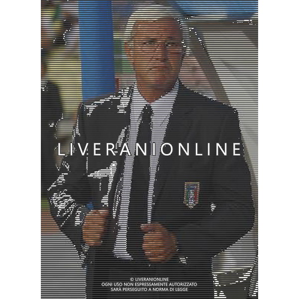 Udine 10/09/2008 Calcio Qualificazioni Mondiali 2010 Italia-Georgia Nella foto Marcello Lippi, allenatore dell\'italia ph LUCA GHIDONI/ag ALDO LIVERANI SAS