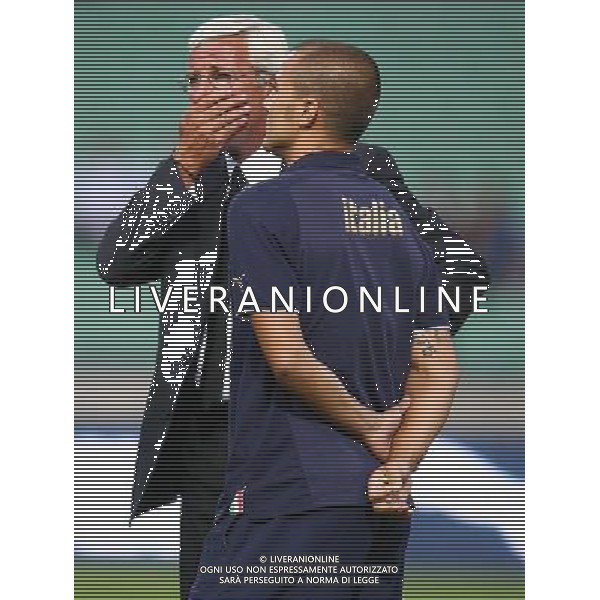 Udine 10/09/2008 Calcio Qualificazioni Mondiali 2010 Italia-Georgia Nella foto Marcello Lippi, allenatore dell\'italia ph LUCA GHIDONI/ag ALDO LIVERANI SAS