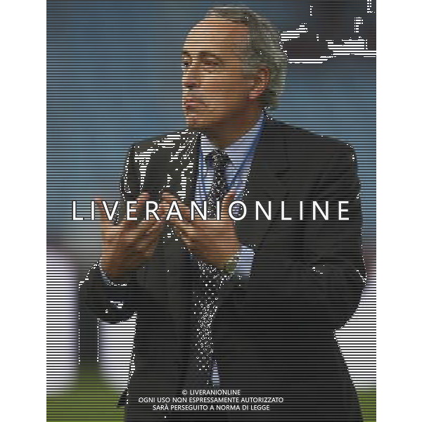 Udine 10/09/2008 Calcio Qualificazioni Mondiali 2010 Italia-Georgia Nella foto Abete ph LUCA GHIDONI/ag ALDO LIVERANI SAS