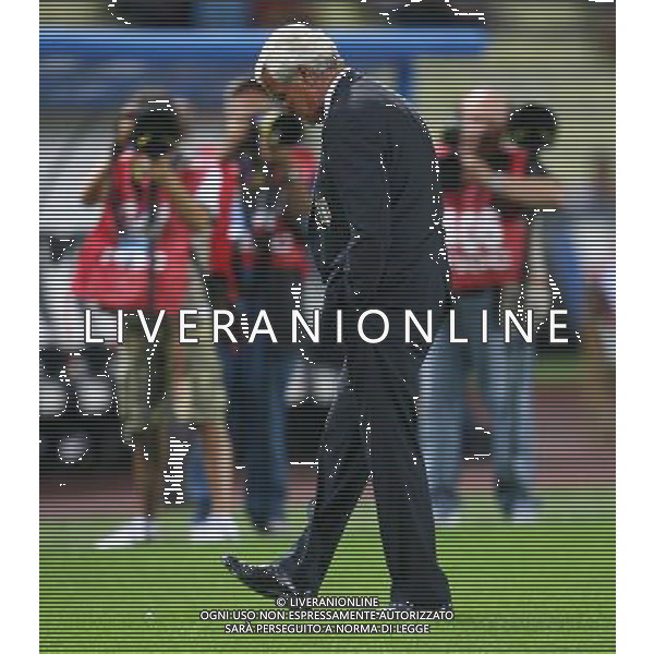 Udine 10/09/2008 Calcio Qualificazioni Mondiali 2010 Italia-Georgia Nella foto Marcello Lippi, allenatore dell\'italia ph LUCA GHIDONI/ag ALDO LIVERANI SAS