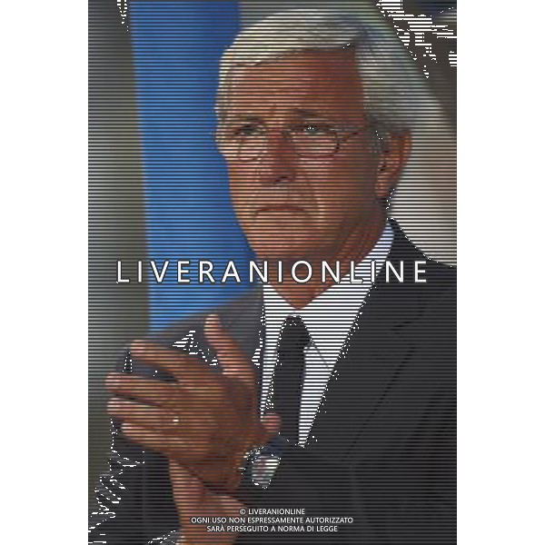 Udine 10/09/2008 Calcio Qualificazioni Mondiali 2010 Italia-Georgia Nella foto Marcello Lippi, allenatore dell\'italia ph LUCA GHIDONI/ag ALDO LIVERANI SAS