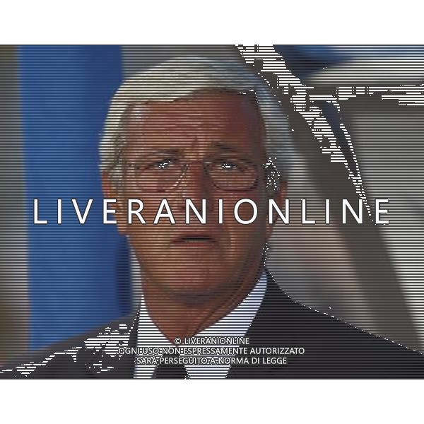 Udine 10/09/2008 Calcio Qualificazioni Mondiali 2010 Italia-Georgia Nella foto Marcello Lippi, allenatore dell\'italia ph LUCA GHIDONI/ag ALDO LIVERANI SAS