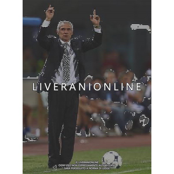 Udine 10/09/2008 Calcio Qualificazioni Mondiali 2010 Italia-Georgia Nella foto Hector Cuper ph LUCA GHIDONI/ag ALDO LIVERANI SAS