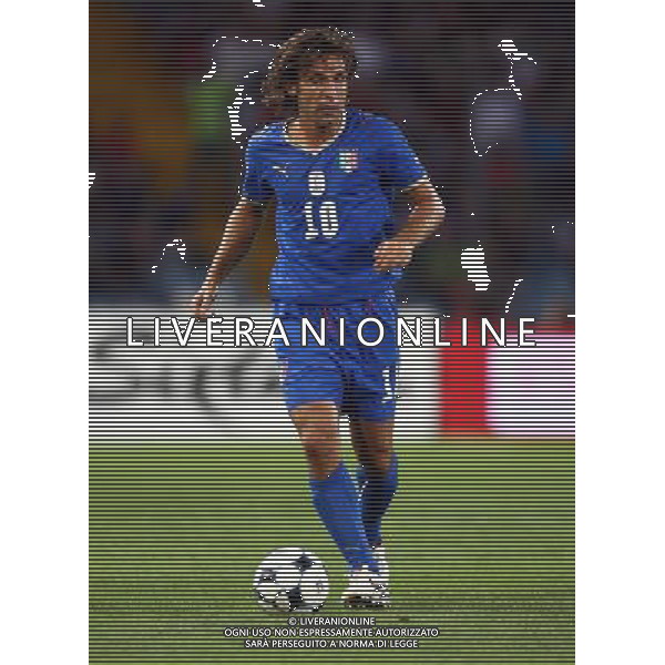 Udine 10/09/2008 Calcio Qualificazioni Mondiali 2010 Italia-Georgia Nella foto Andrea Pirlo ph LUCA GHIDONI/ag ALDO LIVERANI SAS