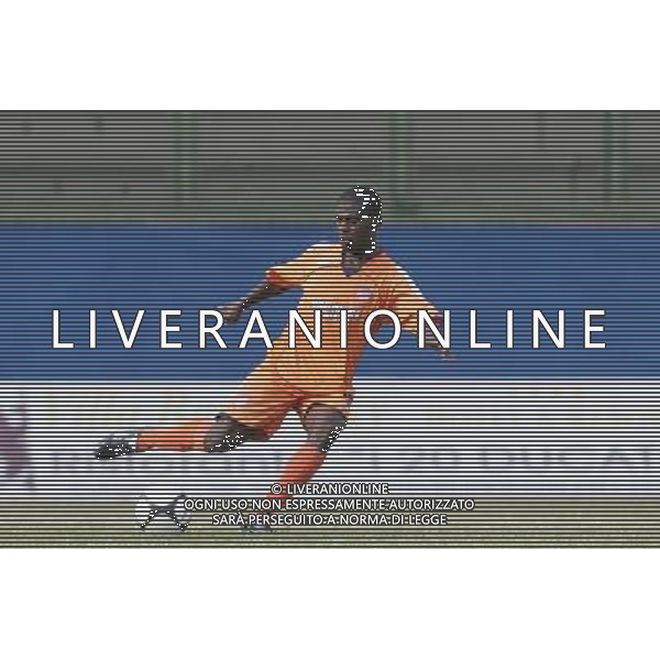 Pistoia ,07/09/2008 Pistoiese _ Crotone 2\' giornata LEGA PRO Fidele Muwana, Pistoiese foto Gabriele Maltinti / Aldo Liverani