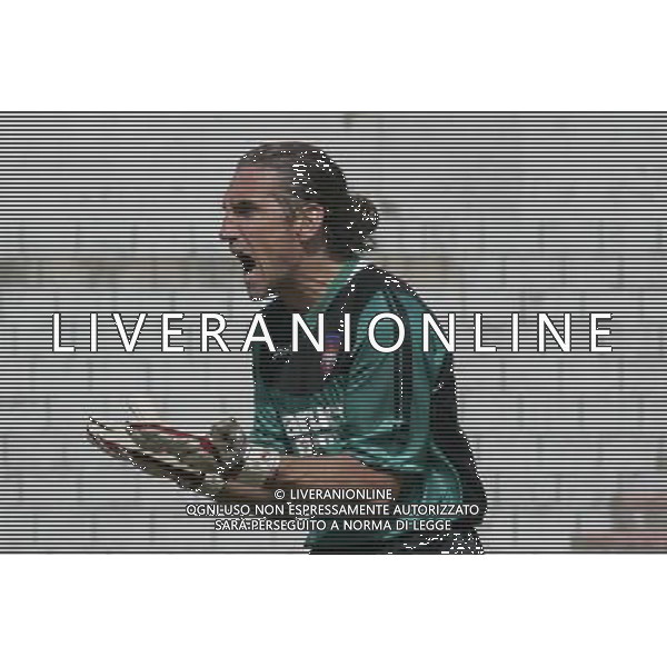 Pistoia ,07/09/2008 Pistoiese _ Crotone 2\' giornata LEGA PRO Gianmatteo Mareggini , Pisoiese foto Gabriele Maltinti / Aldo Liverani