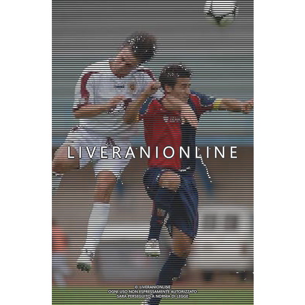 20080914 lumezzane reggiana calcio prima divisione nella foto ciasca del lumezzane florian della reggiana AG ALDO LIVERANI