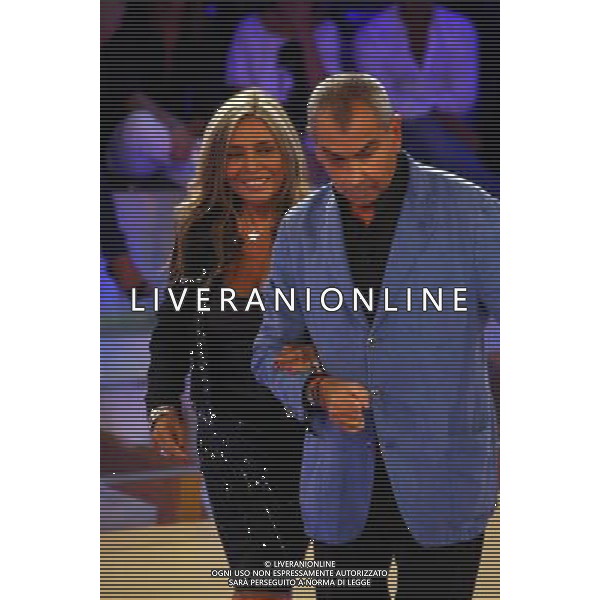 MARA VENIER -- LUCA GIURATO MILANO 15-09-08 TRASMISSIONE L\' ISOLA DEI FAMOSI \'PRIMA PUNTATA\' FOTO SORANO ANTONIO - AG. ALDO LIVERANI SAS