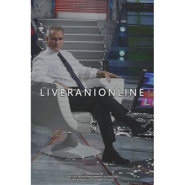 ROMA 15 - 09 - 2008 PRIMA PUNTATA DELLA TRASMISSIONE LA VITA IN DIRETTA NELLA FOTO IL CONDUTTORE LAMBERTO SPOSINI © PASQUINO - AG. ALDO LIVERANI SAS