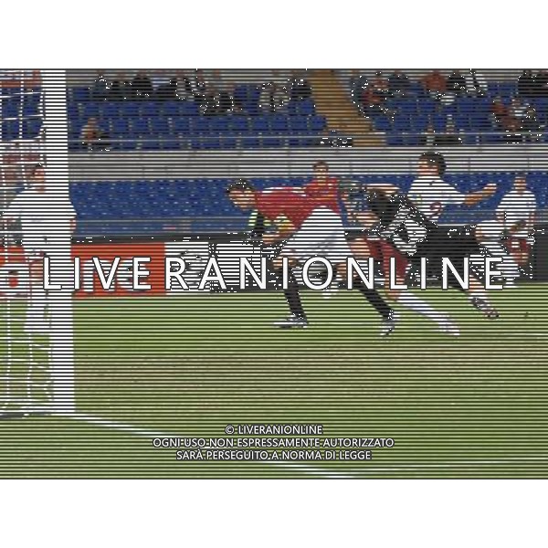 Roma - CFR Cluj - 16/09/2008 - Stadio Olimpico - Uefa Champions League 2008/2009 - Gruppo A - nella foto: Il gol di Christian PANUCCI ph. Corradetti / ag. Aldo LIVERANI