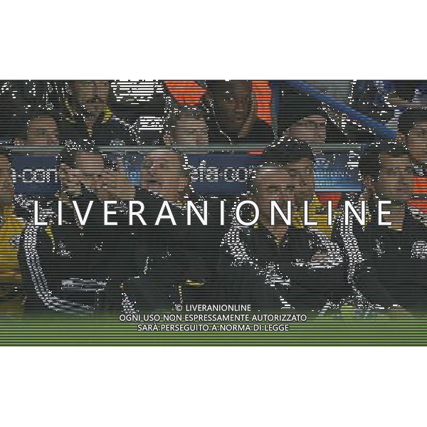 Chelsea Manager, Luiz Felipe Scolari (L) during the 1st half - Chelsea FC v FC Bordeaux, UEFA Champions League Group A, Matchday 1, Stamford Bridge, London, Date 16/09/2008. Picture by IPS PHOTO AGENCY/Ag. Aldo Liverani Sas - ITALY ONLY -