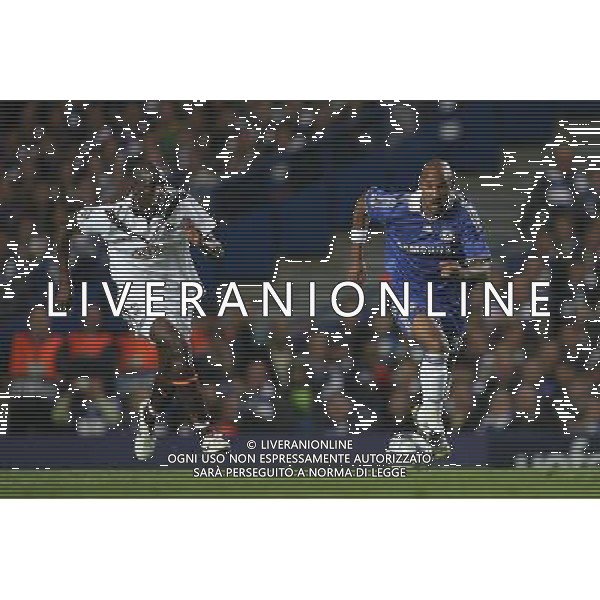 Nicolas Anelka of Chelsea in action with Alou Diarra of Bordeaux - Chelsea FC v FC Bordeaux, UEFA Champions League Group A, Matchday 1, Stamford Bridge, London, Date 16/09/2008. Picture by IPS PHOTO AGENCY/Ag. Aldo Liverani Sas - ITALY ONLY -