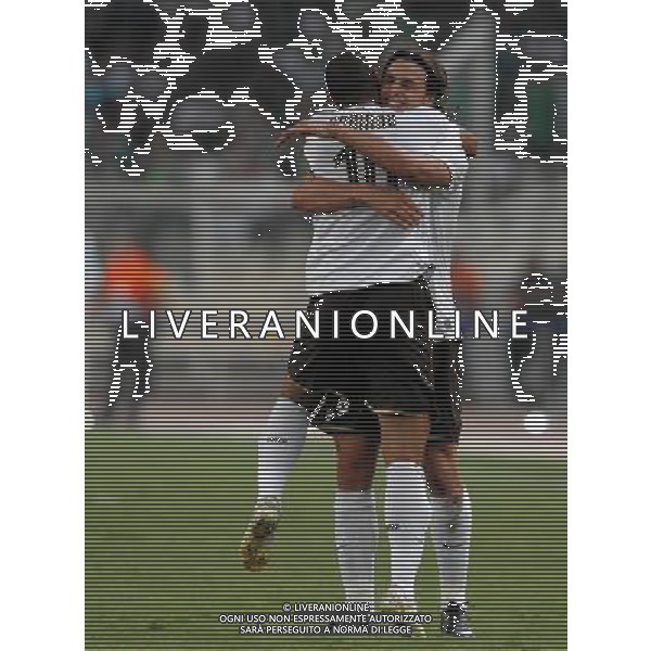 Champions League 2008/2009 Gruppo B Atene - 16.09.2008 Panathinaikos-Inter Nella Foto:ADRIANO-IBRAHIMOVIC ZLATAN /Ph.Vitez-Ag. Aldo Liverani