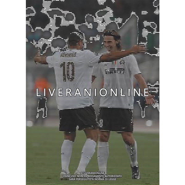 Champions League 2008/2009 Gruppo B Atene - 16.09.2008 Panathinaikos-Inter Nella Foto:ADRIANO-IBRAHIMOVIC ZLATAN /Ph.Vitez-Ag. Aldo Liverani