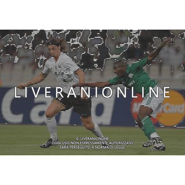 Champions League 2008/2009 Gruppo B Atene - 16.09.2008 Panathinaikos-Inter Nella Foto:IBRAHIMOVIC ZLATAN-SIMAO /Ph.Vitez-Ag. Aldo Liverani