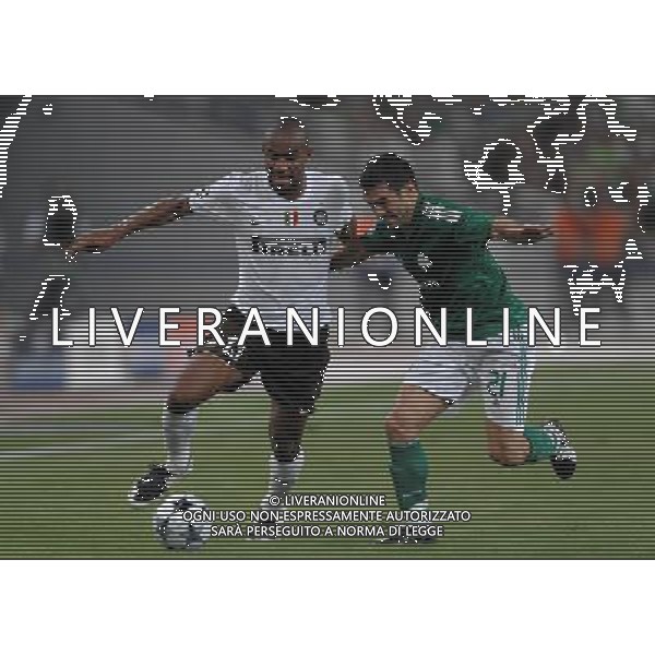 Champions League 2008/2009 Gruppo B Atene - 16.09.2008 Panathinaikos-Inter Nella Foto:MAICON-KARAGOUNIS GIORGOS /Ph.Vitez-Ag. Aldo Liverani