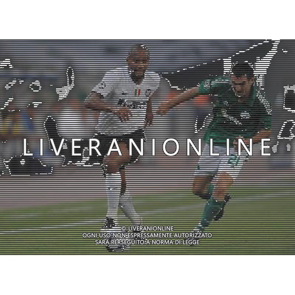 Champions League 2008/2009 Gruppo B Atene - 16.09.2008 Panathinaikos-Inter Nella Foto:MAICON-KARAGOUNIS GIORGIS /Ph.Vitez-Ag. Aldo Liverani