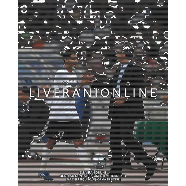 Champions League 2008/2009 Gruppo B Atene - 16.09.2008 Panathinaikos-Inter Nella Foto:MOURINHO-QUARESMA /Ph.Vitez-Ag. Aldo Liverani