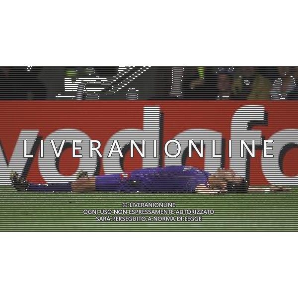 OLIMPIC LIONE-FIORENTINA CHAMPIONS LEAGUE 17/09/2008 NELLA FOTO ESULTANZA ALBERTO GILARDINO FOTO MARCO LUZZANI-AG ALDO LIVERANI