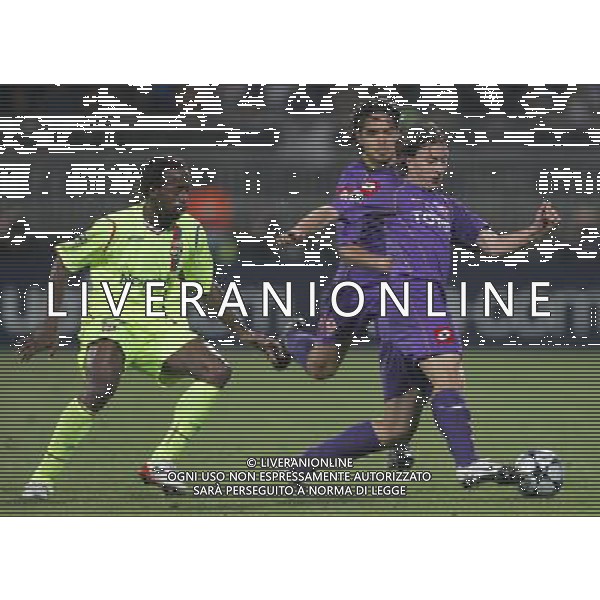 OLIMPIC LIONE-FIORENTINA CHAMPIONS LEAGUE 17/09/2008 NELLA FOTO montolivo e govou FOTO MARCO LUZZANI-AG ALDO LIVERANI