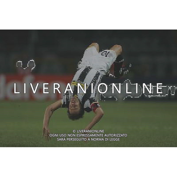 Juventus - Zenit San Pietroburgo Champions League 2008/2009 17-09-2008 Torino Nella foto: esultanza con capriola dopo il gol di alessandro del piero su punizione del 1-0 ©Manuele Viganti/Press Photo/ag. Aldo Liverani sas