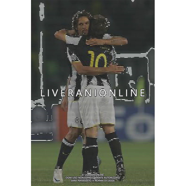 Juventus - Zenit San Pietroburgo Champions League 2008/2009 17-09-2008 Torino Nella foto: alessndro del piero e amauri a fine gara ©Manuele Viganti/Press Photo/ag. Aldo Liverani sas
