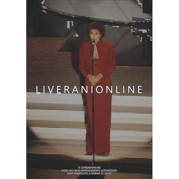 Ornella Vanoni Cantante nel 1989 Archivio Ag. Aldo Liverani Sas retrospettiva