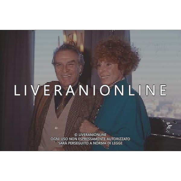 Ornella Vanoni Cantante con Giorgio Albertazzi nel 1986 Archivio Ag. Aldo Liverani Sas retrospettiva