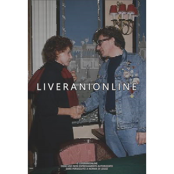 Ornella Vanoni Cantante con Red Ronnie nel 1989 Archivio Ag. Aldo Liverani Sas retrospettiva