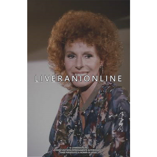 Ornella Vanoni Cantante nel 1979 Archivio Ag. Aldo Liverani Sas retrospettiva